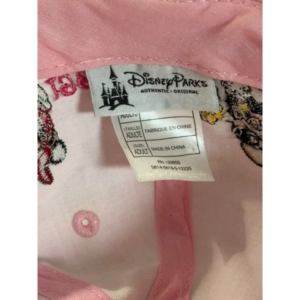 Minnie Mouse Disney Park Authentic Original Pink Hat in Excellent Condition